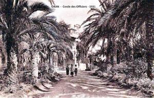 Oran - Cercle des Officiers - Allee de Palmiers - 1931